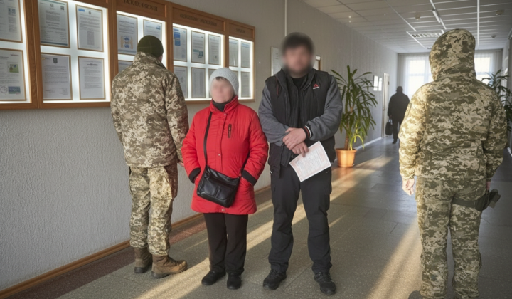 Чоловік і стара жінка в авто