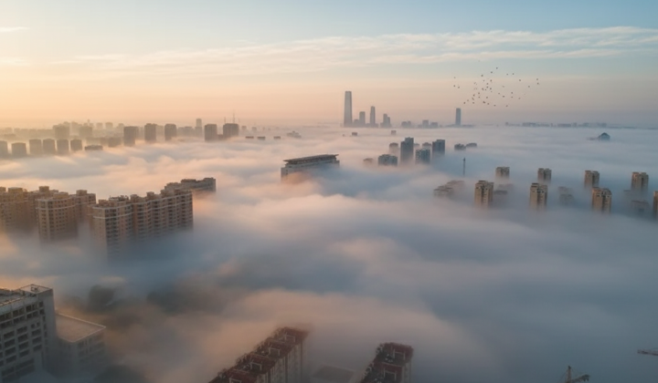 Туман у Києві: видимість до 200 метрів