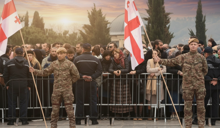 Burial of Georgian patriarch Ilia II
