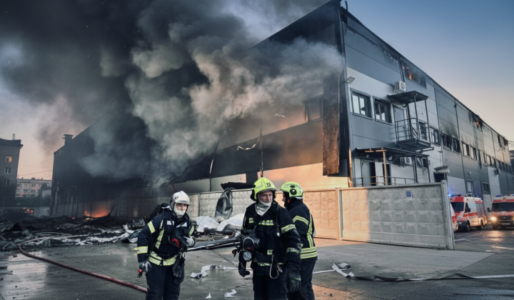 Пожар на складе ликвидировали: пострадал мужчина