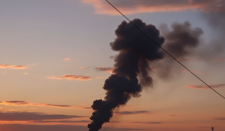 Explosion at the oil refinery in Ufa