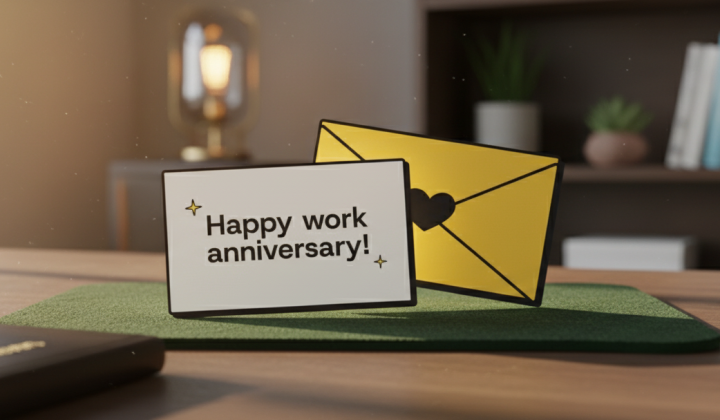 50 прикладів привітань з річницею роботи