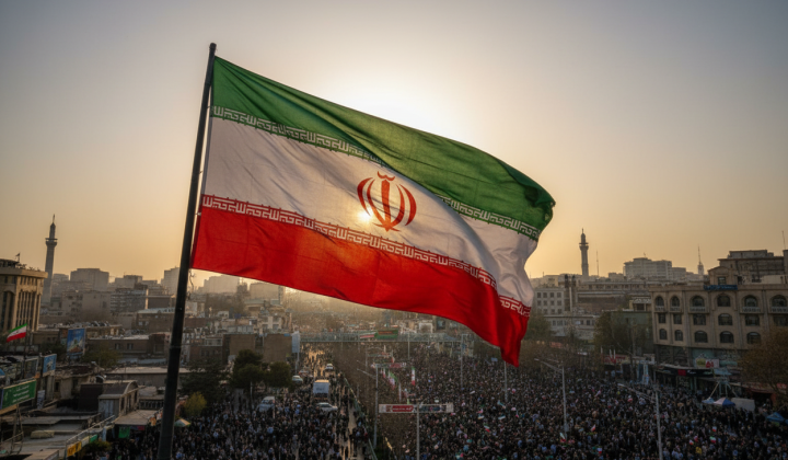 Khamenei and Larijani in Iran
