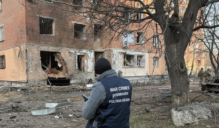 Russian army attacks Poltava
