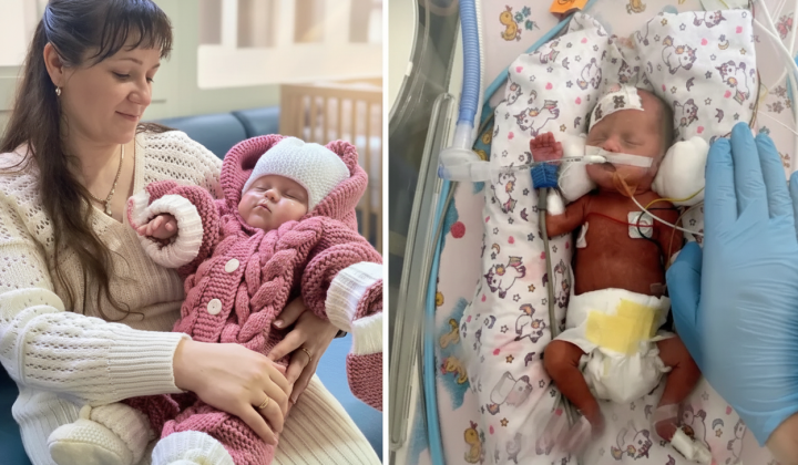Евеліна, яка перемогла народження на 25 тиждень
