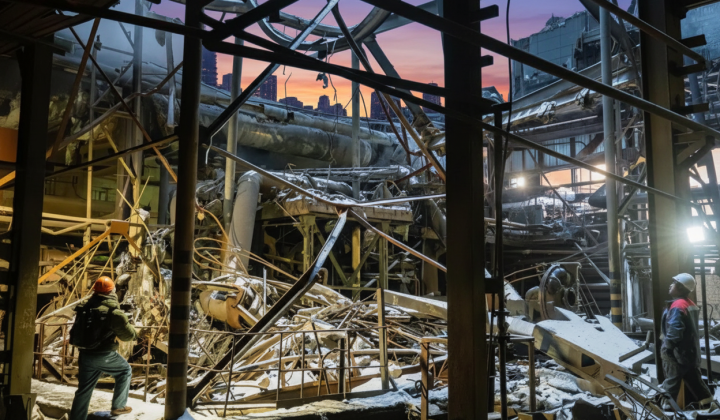 Chernihiv blackout: attack on power facility