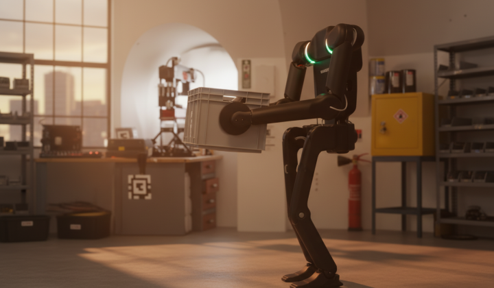 Robots at Renault car factory