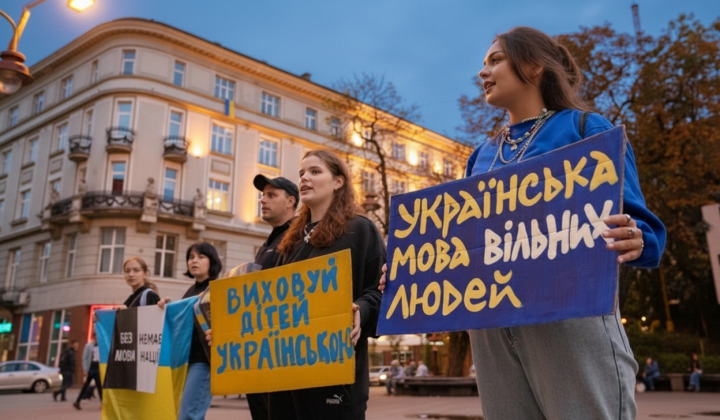 Bilhorod-Dnistrovskyi community moratorium on Russian-language content