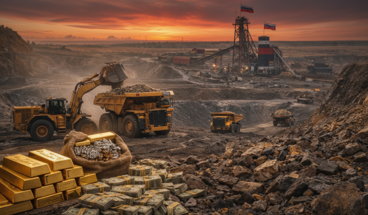 Gold ore deposit in occupied Luhansk region