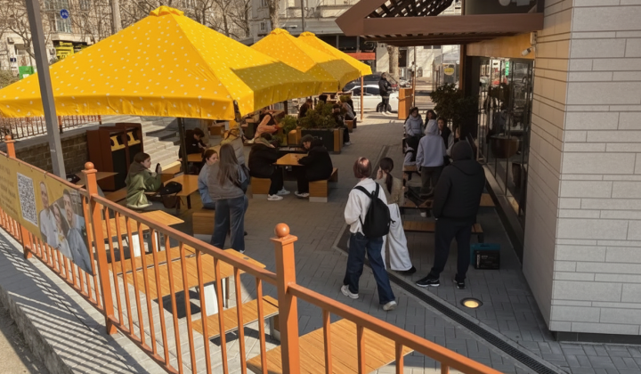 Работа ресторана McDonald's в Николаеве