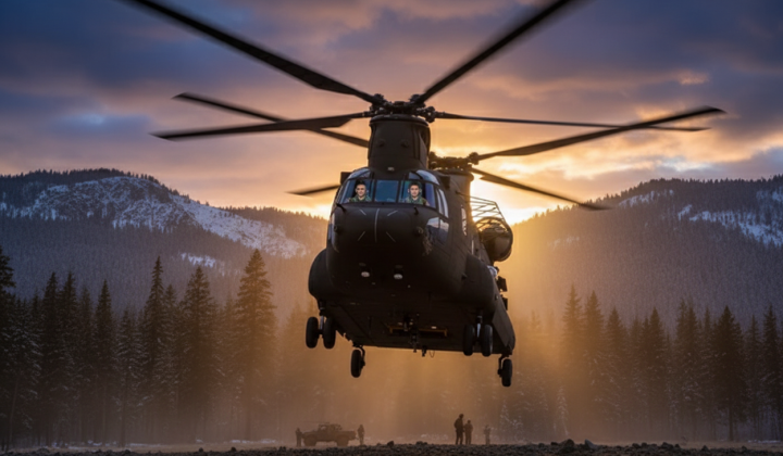 Літак United Airlines та гелікоптер Black Hawk у повітрі