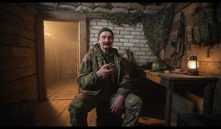 Ukrainian soldier returned to his unit