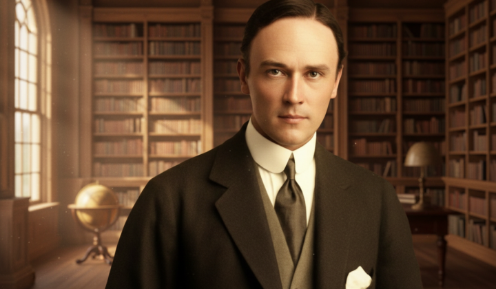 Mihailo Tereshchenko dressed as a millionaire benefactor