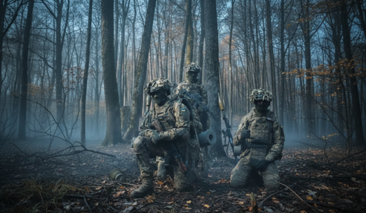 Військові обстрілюють позиції ворога на фронті