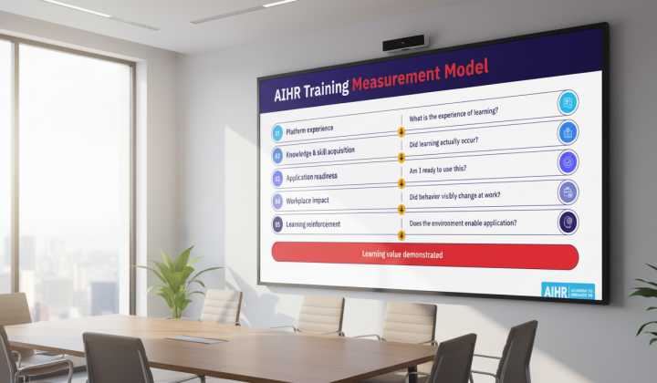 New AIHR training evaluation model
