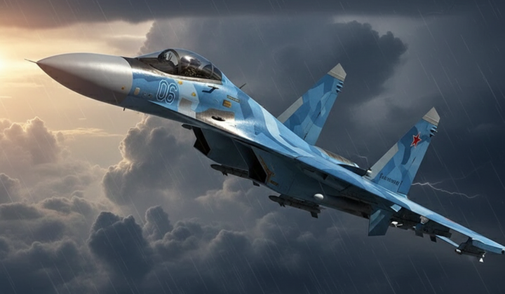 Російський винищувач Су-30 упав біля Криму