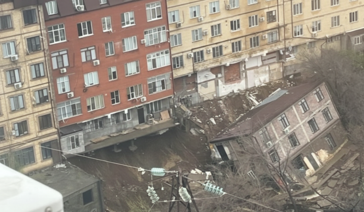 Эвакуация на подъемнике в Дагестане