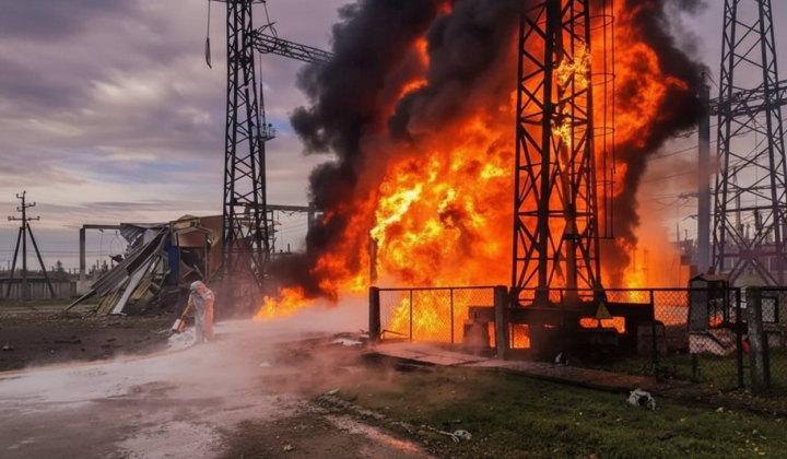 Russia attacks Chernihiv region with drones: energy facility and school damaged
