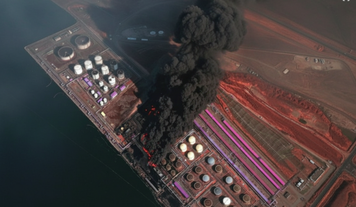 Image of Ukrainian strikes on borders
