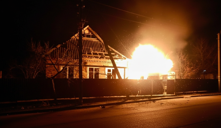 Russian mass strike on Odessa