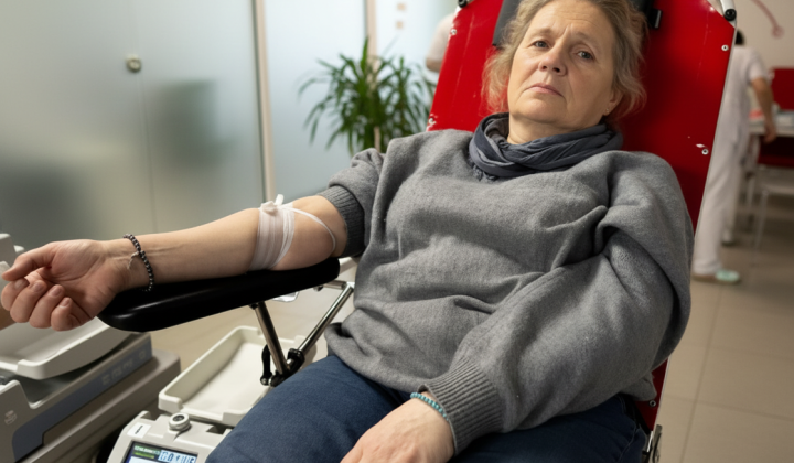 Pension Fund employees donated blood for the army