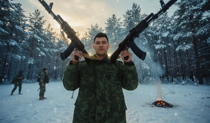Image of deceased mercenary from Nepal and Africa