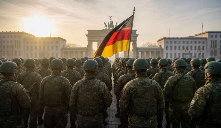 Prisoner with reservists in German army
