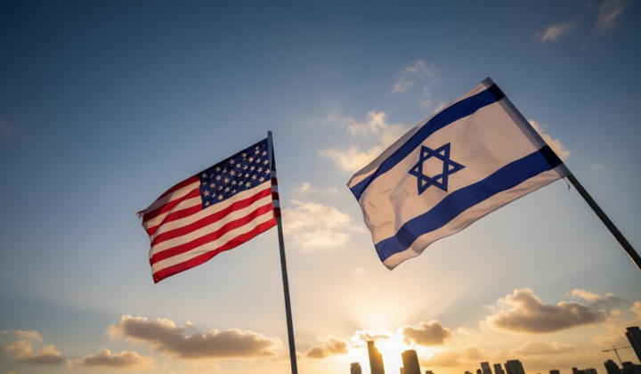 AIPAC logo against war and crisis