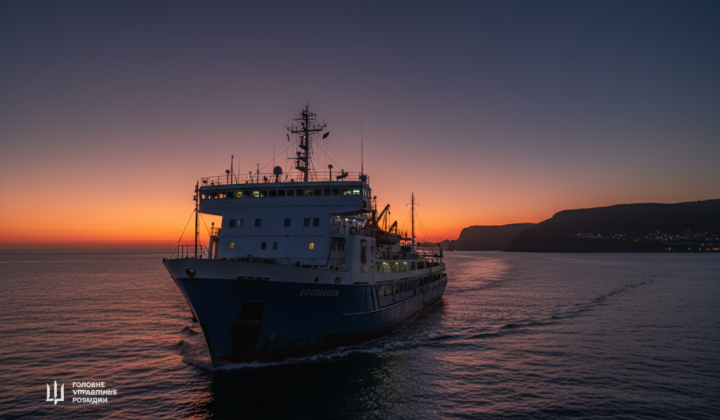 Destruction of Slavianin port in Crimea