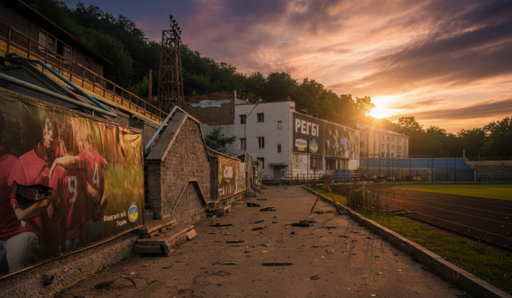 Sports facilities destroyed due to war