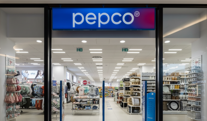Pepco network logo in front of the store