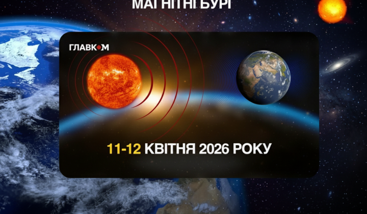 Image of a magnetic storm in the sky