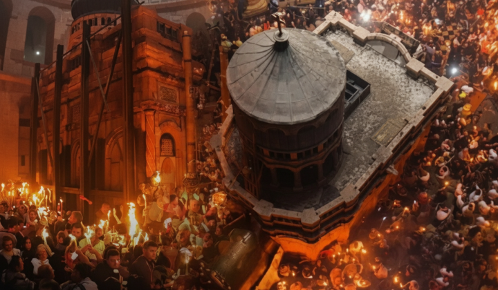 2026 Holy Fire ceremony without pilgrims