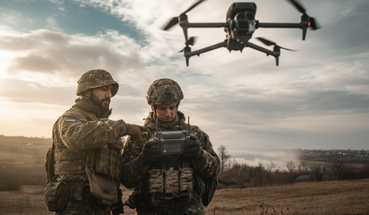 Combat actions on the front line