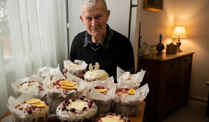 84-річний чоловік пече паску та їздить на велосипеді