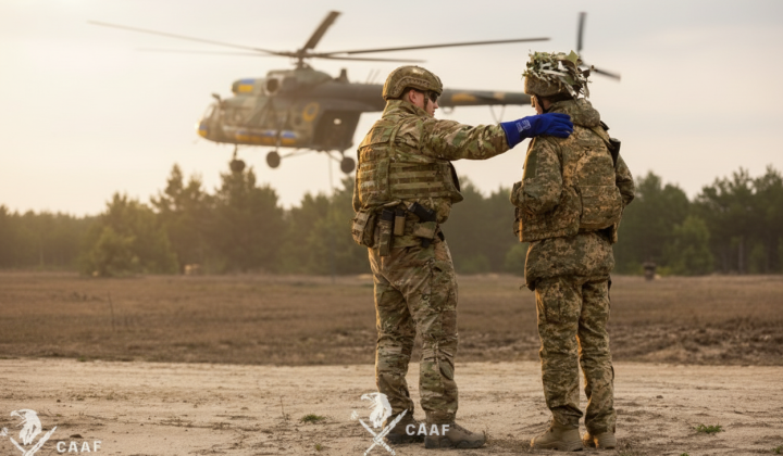 Combat actions on the front line