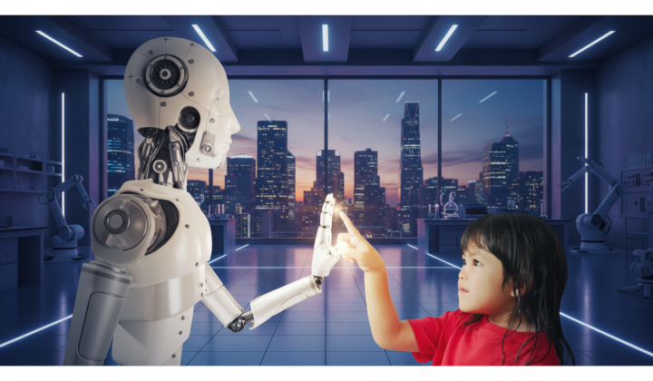 Children learning AI in Chinese schools