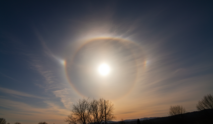 Halo over Ukraine on April 14