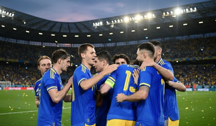 Футбольна збірна України грає у товариських матчах