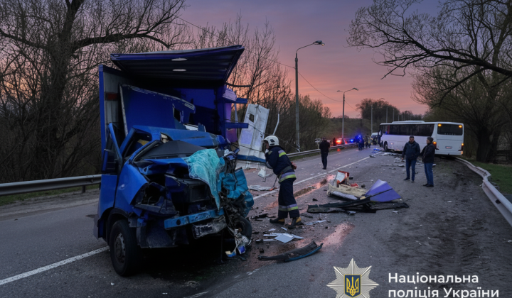Аварія із вантажівкою на Вінниччині