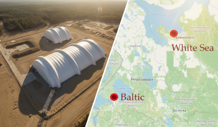 Three military bases in Crimea