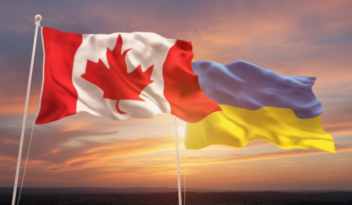 Beautiful Canadian landscape in visual form
