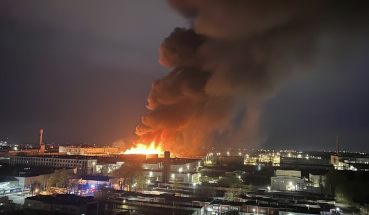 Attacks on industrial facilities in Russia