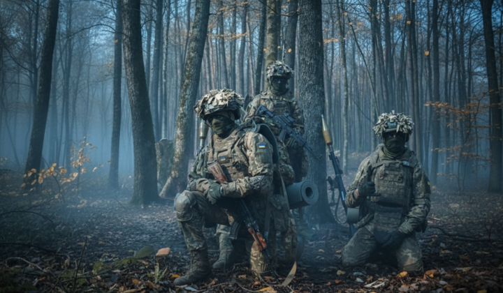 Battle in Sumy region: Russians using green dye