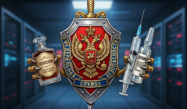 RUSSADA logo with FSB background