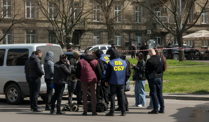 Затримання групи осіб у військовій формі