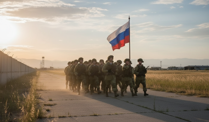 Group of people signing contracts in Russia