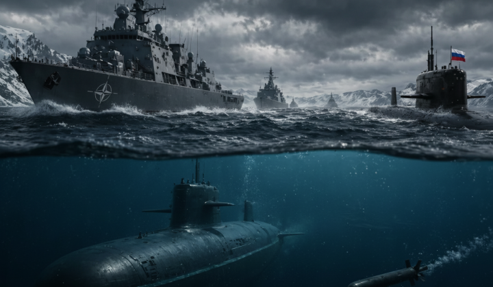 Underwater warfare between NATO and Russia