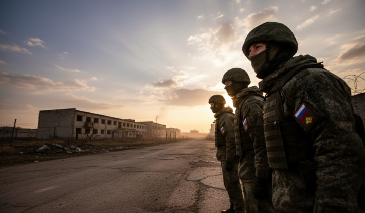 Росія окупант - зображення військового плацдарму в Криму