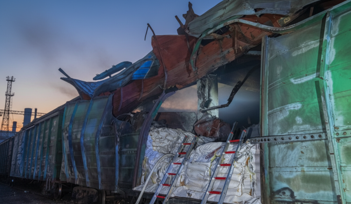 Russian drones attack port infrastructure